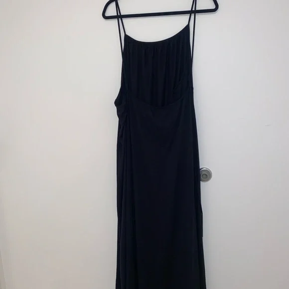 NWT H&M long black skinny strap maxi dress. - Picture 5 of 10